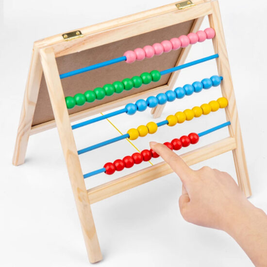 Tablita magnetica Abac cu bile Litere si Cifre cu magnet