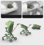 Carucior copii Sport Portabil Pliabil si Reglabil pentru dormit