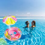 Colac gonflabil ciuperca cu Parasolar si chilotel bebelusi