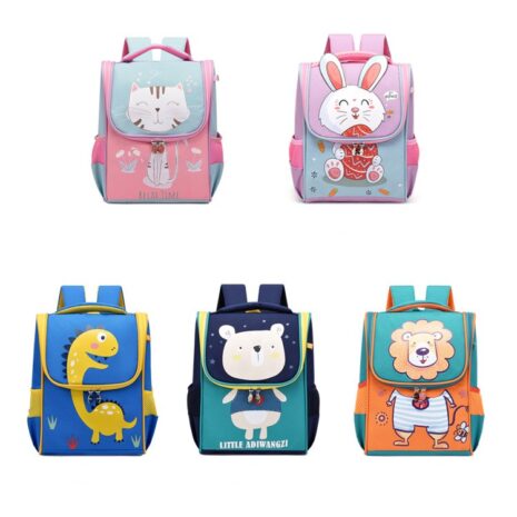 Ghiozdan Scoala pentru copii Bretele reglabile Desene animate