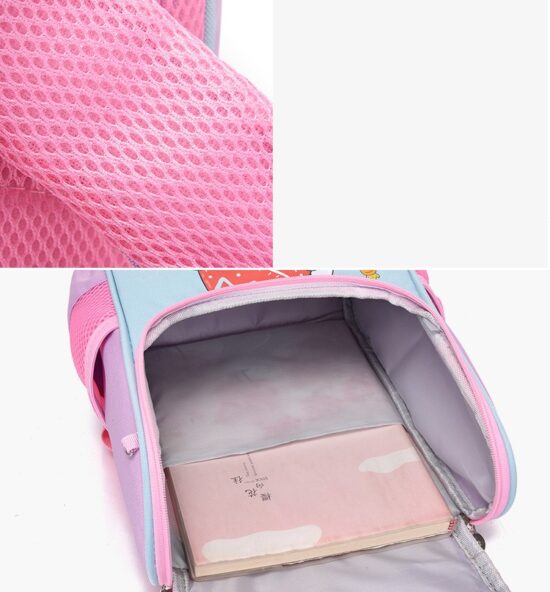 Ghiozdan Scoala pentru copii Bretele reglabile Desene animate