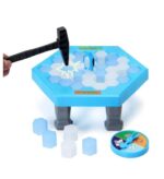 Joc interactiv Capcana Pinguinul pe gheata Puzzle cu ciocanel