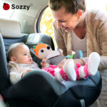 Jucarie dentitie bebelusi Vulpea senzoriala cu texturi diferite