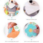 Jucarie dentitie bebelusi Vulpea senzoriala cu texturi diferite