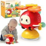 Jucarie interactiva Masina cu ventuza pentru bebelusi