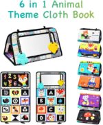 Set Carte si Covoras pliabil cu activitati Jucarie senzoriala burtica