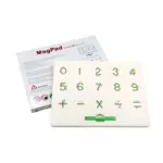 Placa lemn Montessori reversibila Trasare Litere si Cifre