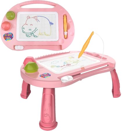 masuta 2in1 activitati creative tabla de scris