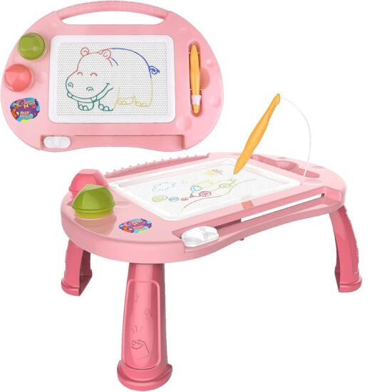 Tabla magnetica pentru Desen Scris Colorat Masuta activitati masuta 2in1 activitati creative tabla de scris