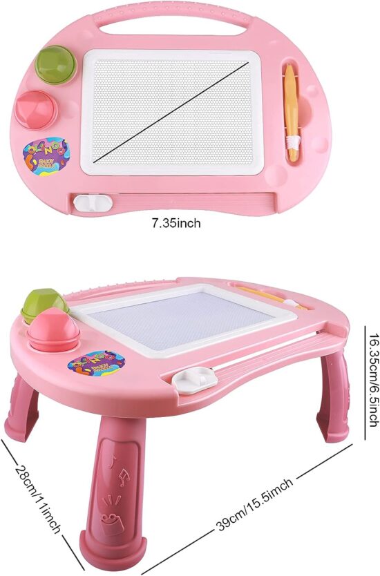 masuta 2in1 activitati creative tabla de scris