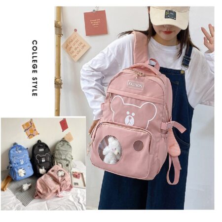 Ghiozdan Ursulet Rucsac adulti Elevi Geanta liceu reglabil copii