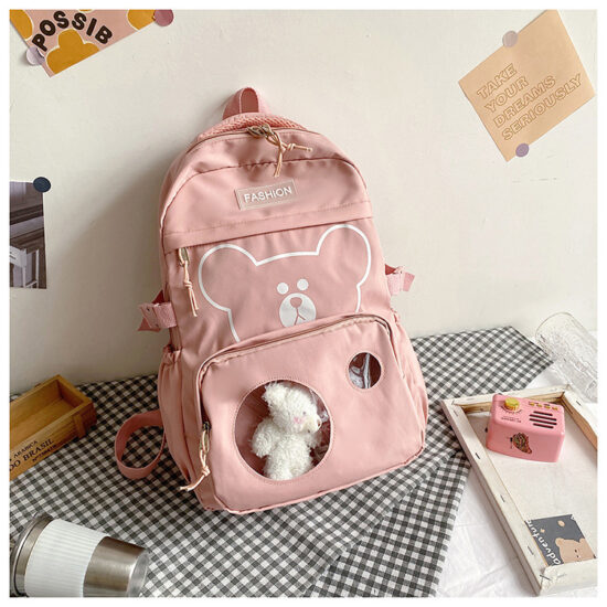 Ghiozdan Ursulet Rucsac adulti Elevi Geanta liceu reglabil copii