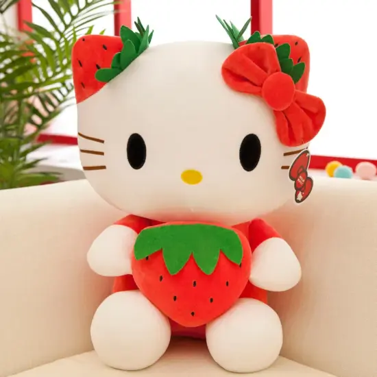 jucarie-plus-hello-kitty-roz-pisicuta-cu-rochita-fundita-20cm