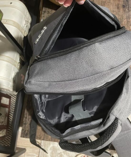 rucsac-laptop-gri-ghiozdan-cu-2-compartimente-impermeabil