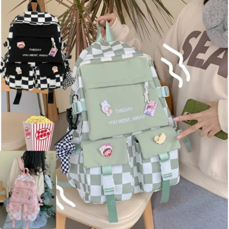 rucsac-scolar-cu-buzunare-inchise-bretele-reglabile-model-sah