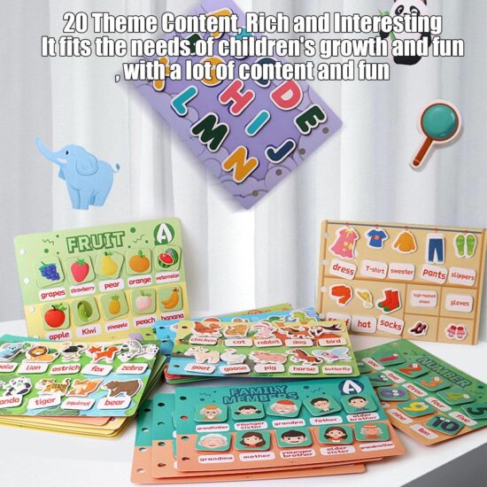 Quiet Book Carte cu activitati cu stickere The Busy Book