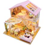 casuta-papusilor-roz-luminata-cu-mobilier-lemn-dormitor-bucatarie