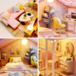 casuta-papusilor-roz-luminata-cu-mobilier-lemn-dormitor-bucatarie