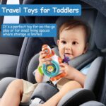 Jucarie interactiva Montessori Minge motrica Busy Board Cub senzorial