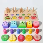 sortator-forme-geometrice-pescuit-magnetic-feliere-fructe-lemn