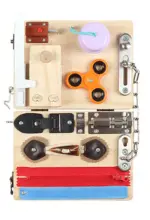 tabla-senzoriala-lemn-placa-montessori-busy-board-spinner