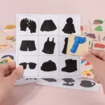 Joc memorie Puzzle educativ potrivire-asociere Jocul umbrelor