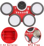 Jucarii copii Toba electrica Instrument muzical cu volum reglabil