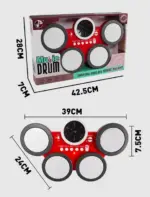 Jucarii copii Toba electrica Instrument muzical cu volum reglabil