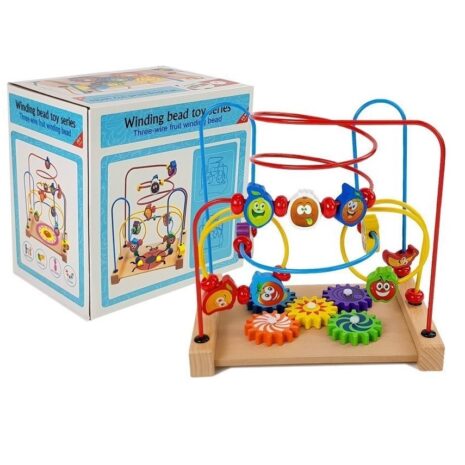 Labirint Motricitate copii cu roti zimtate Bile si Fructe 3D MUT