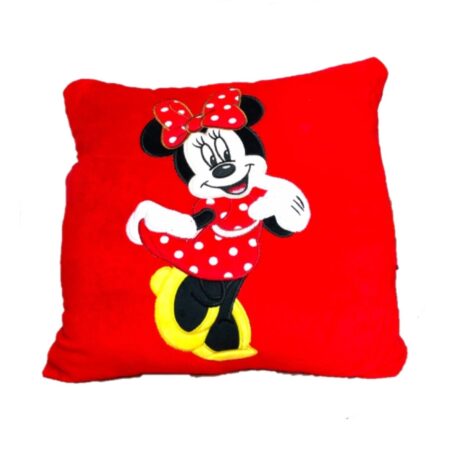 Perna din plus moale Minnie Mouse rosie Brodata copii