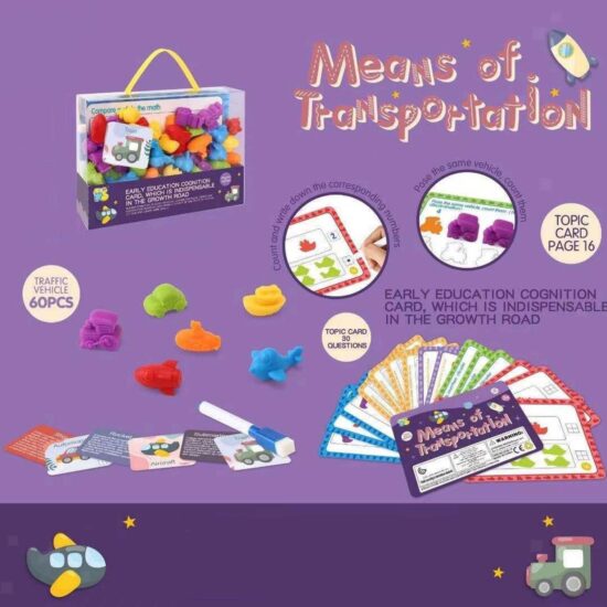 joc-sortare-asociere-culori-vehicule-clasificare-animale-cartonase