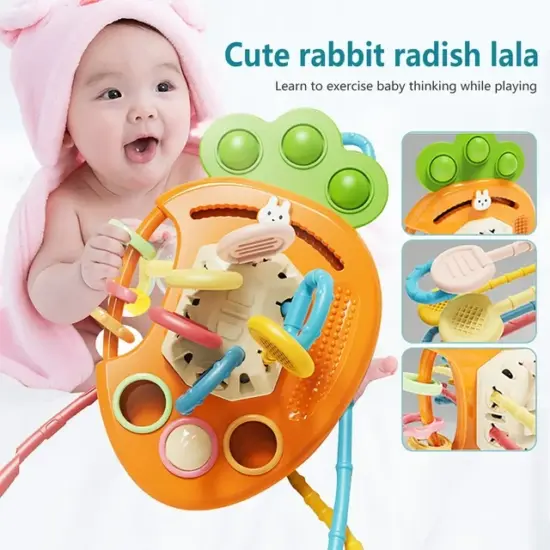 jucarie-senzoriala-pop-it-morcovul-cu-corzi-de-tragere-motricitate