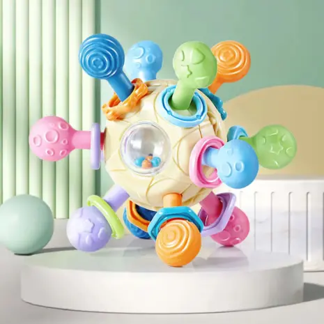 minge-senzoriala-jucarie-bebe-zornaitoare-cu-texturi-diferite-atomic
