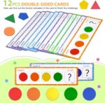 Joc Montessori lemn Sortator forme si culori Cutia permanentei