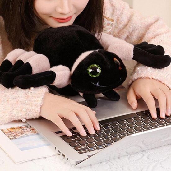 Jucarie din plus Paianjen de Halloween cu picioruse colorate