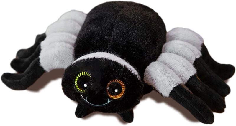 Jucarie din plus Paianjen de Halloween cu picioruse colorate