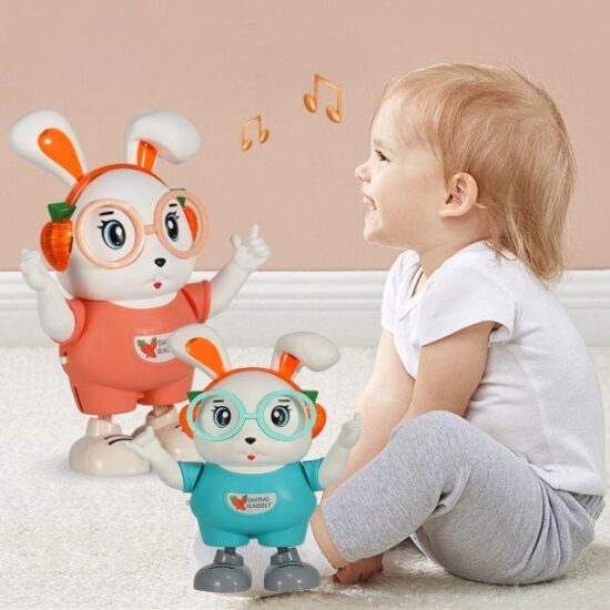 Jucarie interactiva Iepurasul dansator Robotul electric muzical