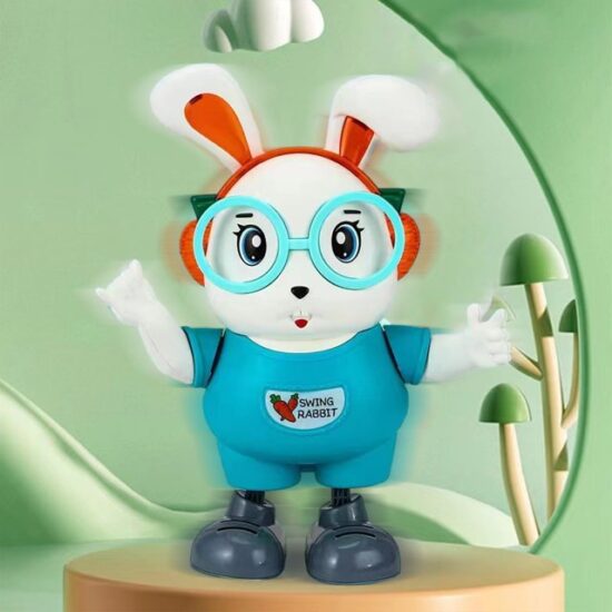 Jucarie interactiva Iepurasul dansator Robotul electric muzical