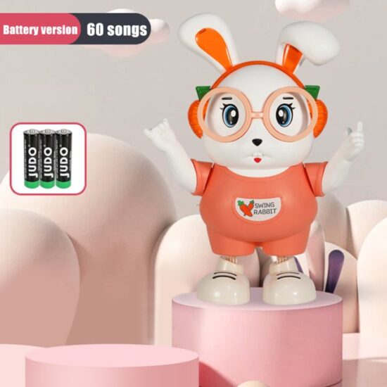 Jucarie interactiva Iepurasul dansator Robotul electric muzical