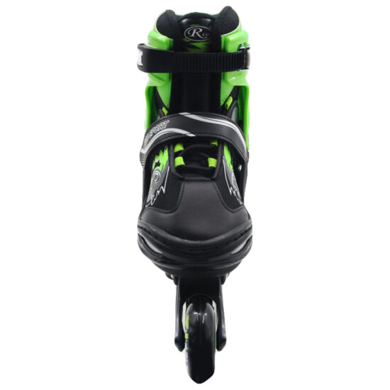 Set Role Reglabile Negru-verde cu Roti din silicon copii-adulti