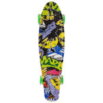 Skateboard Graffiti Penny Board cu roti din silicon si Lumini