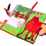 carte-textila-moale-senzoriala-bebe-animale-diferite-cu-codita