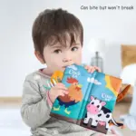 carte-textila-moale-senzoriala-bebe-animale-diferite-cu-codita