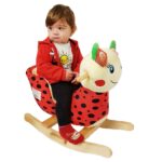 Balansoar muzical Buburuza cu spatar din plus cu manere