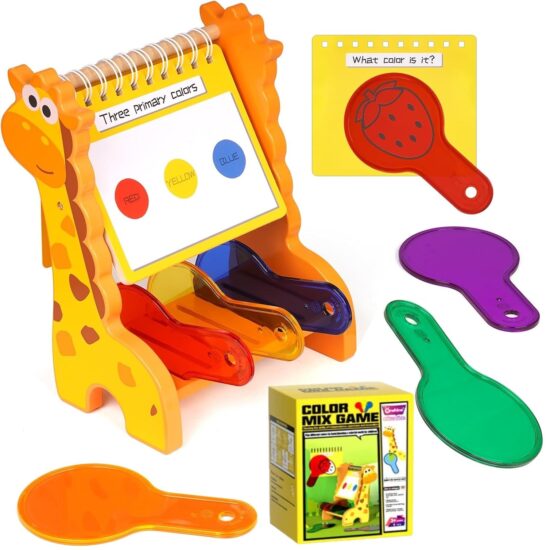 Joc Montessori Descopera culorile prin sticla Joc stiintific Onshine Joc Montessori Descopera culorile prin sticla Joc stiintific Onshine