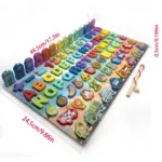 Joc educativ Logaritm 8in1 Vehicule Animale Fructe Pescuit