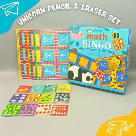 Joc educativ cu carduri Invata matematica si Memoreaza animalele