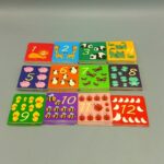 Joc educativ cu carduri Invata matematica si Memoreaza animalele