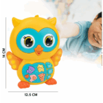 Jucarie interactiva bebe Bufnita muzicala animalute cu lumini
