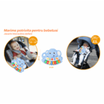 Jucarie interactiva bebe Elefantul muzical animalute cu lumini